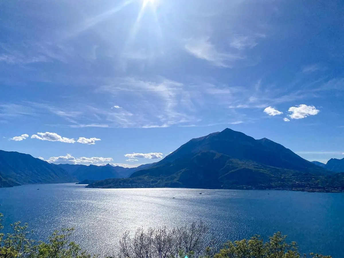 Vista Paradiso I - Garten Ferienwohnung Perledo Apartamento